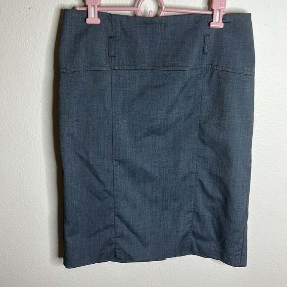 GNW Knee-Length Pencil Polyester Skirt Gray Size Medium - Picture 1 of 10